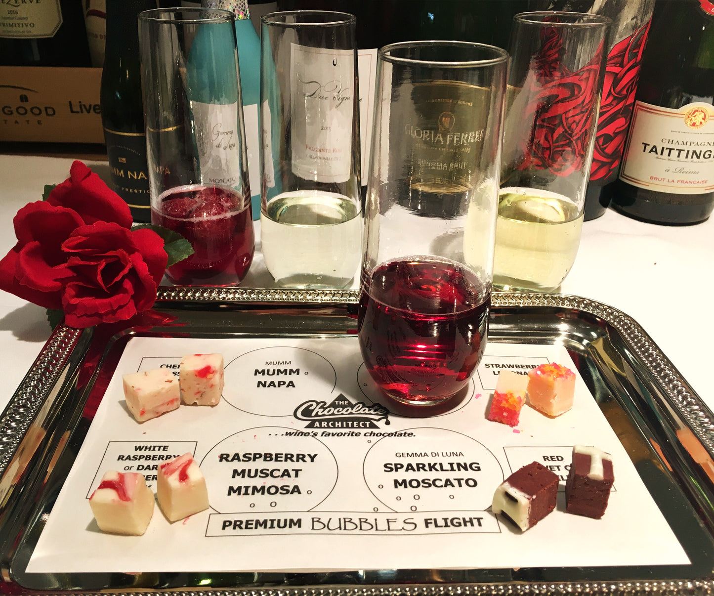 Wine + Chocolate Flights To Go