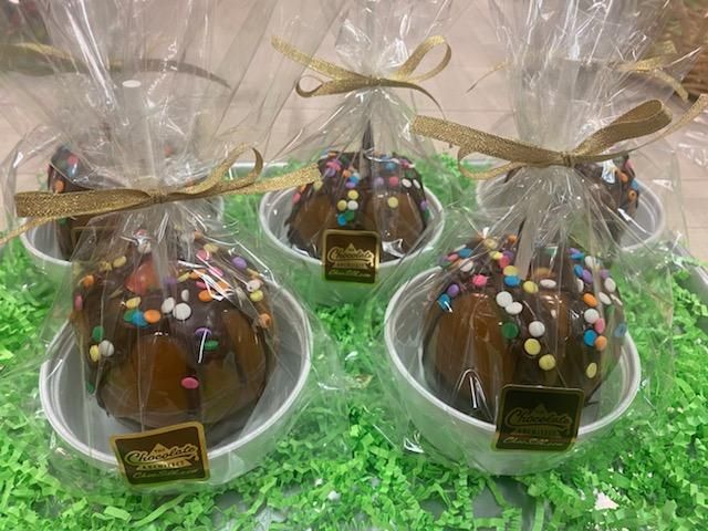 Spring Caramel Apples