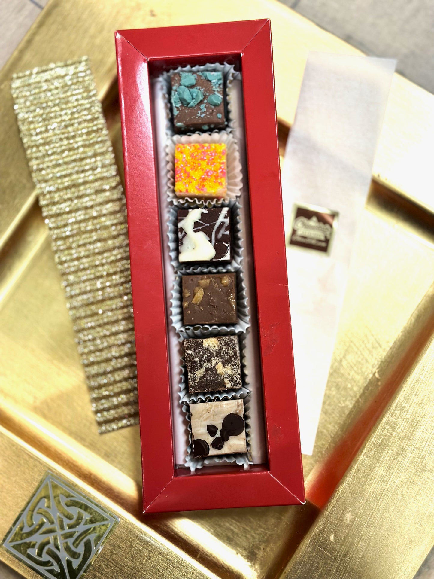 Nutcracker/Elf Chocolate Silk Box